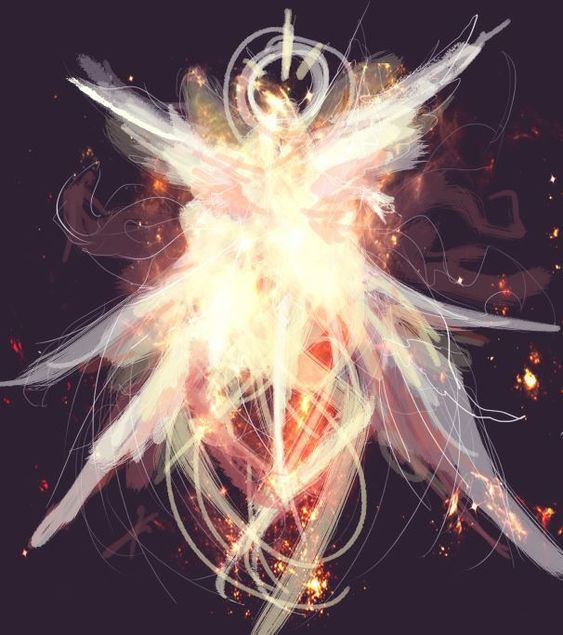 anděl
světelná bytost 
duchovní spojenec